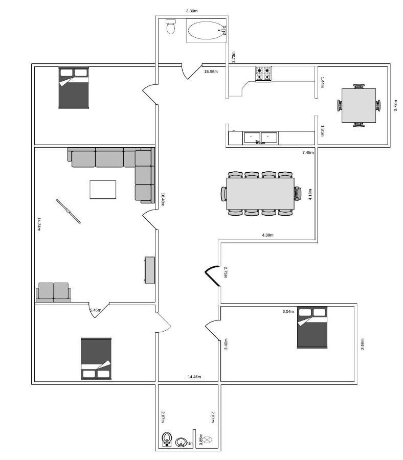 Moderen And Sleek 3Br With Bath By The Lakes And Metro Kopenhaga Zewnętrze zdjęcie